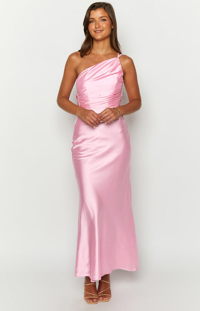 Tina Pink Formal Maxi Dress – LUXURISTORE